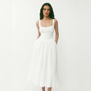 Reformation Balia Linen Dress
